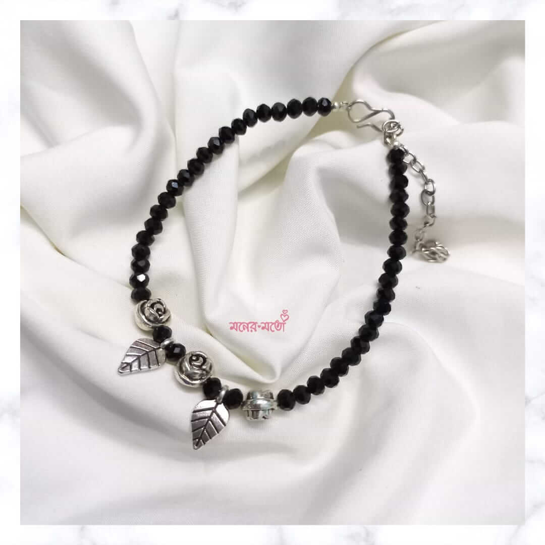 Beautiful black thread hand bracelet and anklet design || new design⚫ -  YouTube