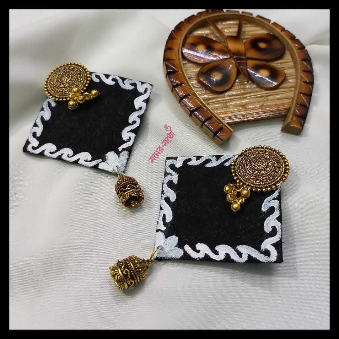 Silk Thread Designer Earrings, Packaging Type: Poly Bag And Box at Rs  90/pair in Faridabad