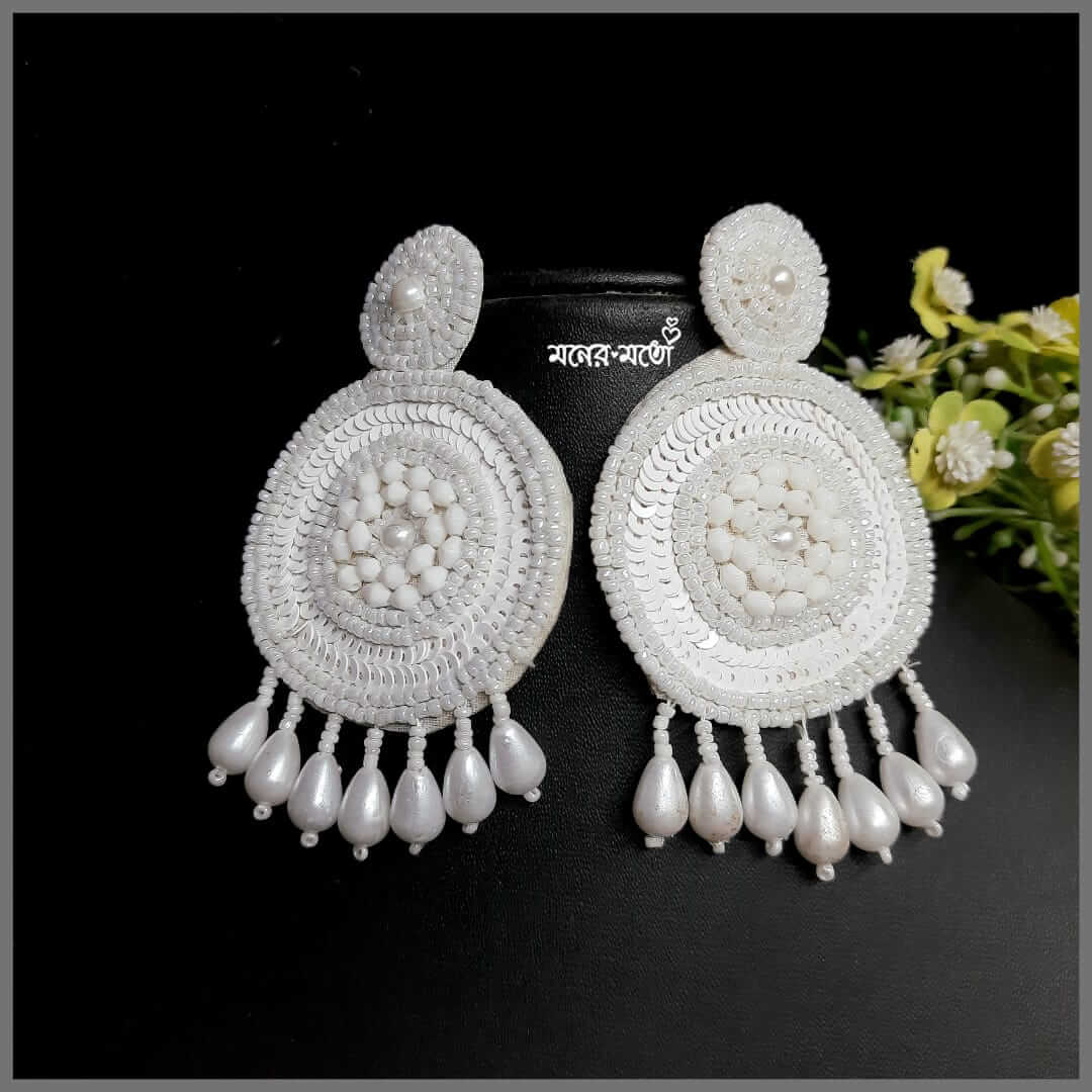 Chini Beads Earrings 2 2