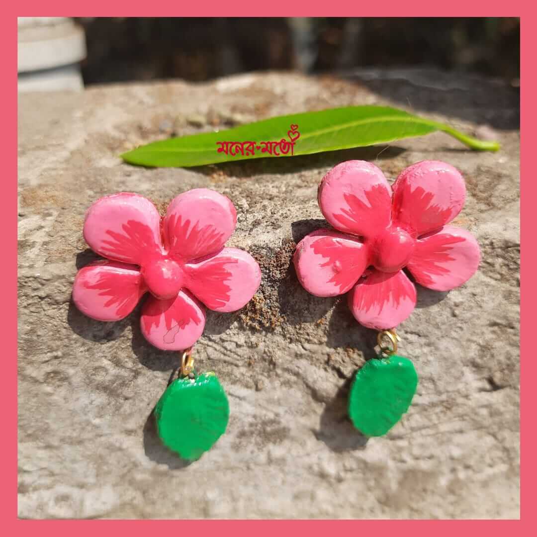 Buy Handmade Terracotta Earrings | Trendy | Festival | Casual | Castle at  Amazon.in