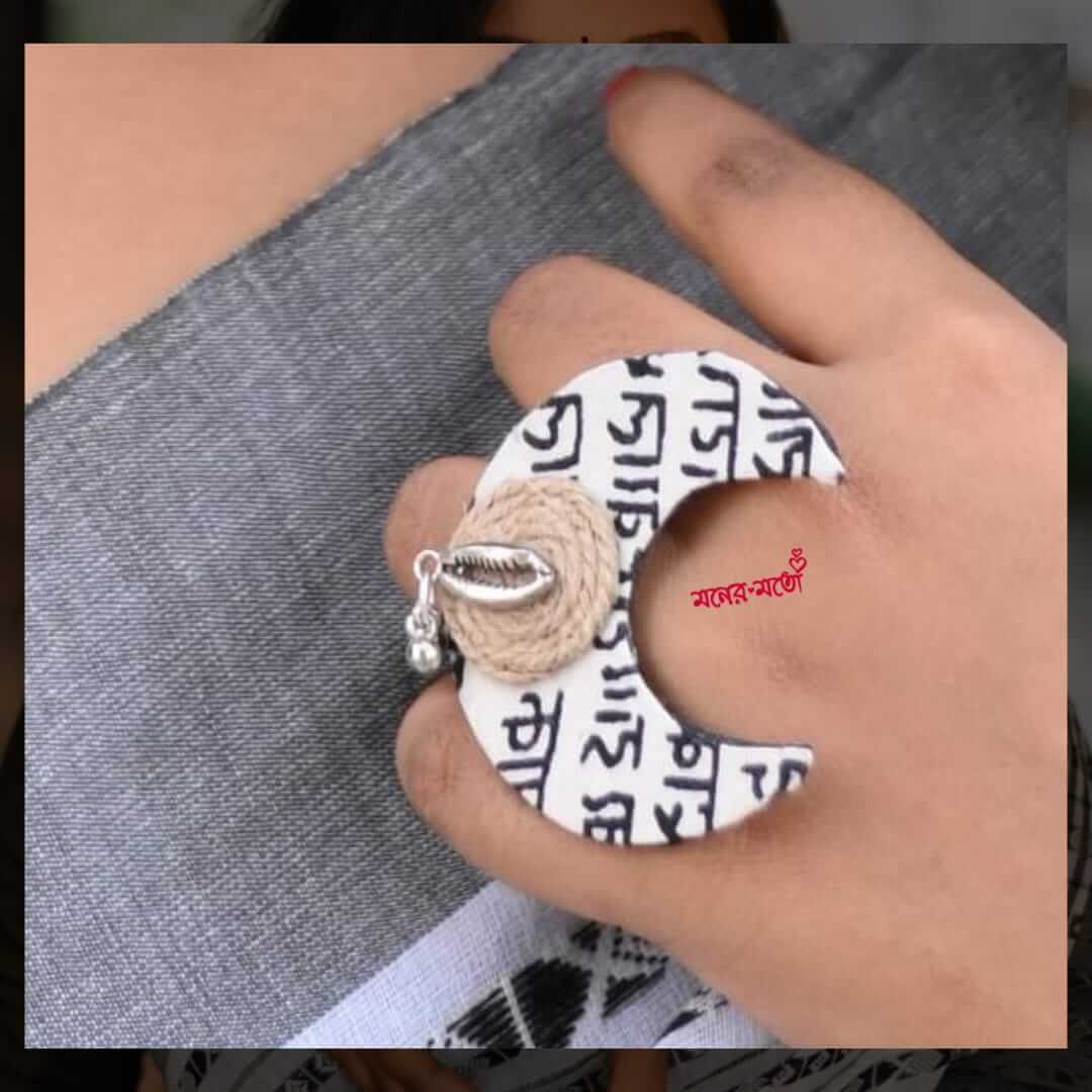 Handmade Finger Ring  Moner Moto - মনের মতো