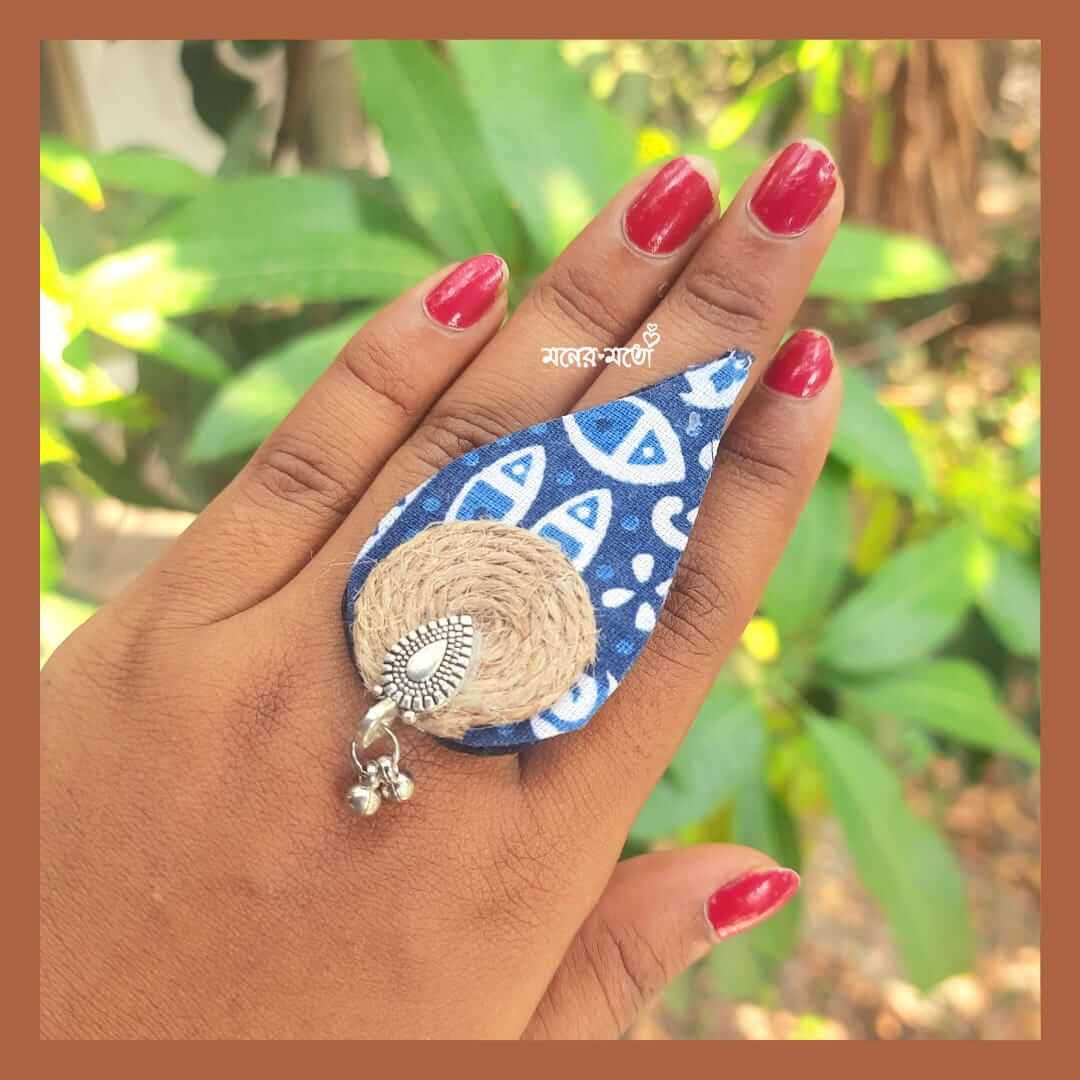 Buy Jalaja Floral Triple Finger Ring | Tarinika - Tarinika India