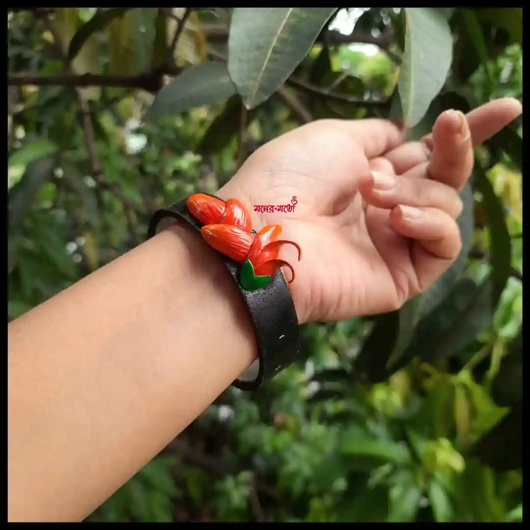 Terracotta Palash Bangle | Moner Moto - মনের মতো